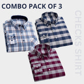 Premium Imported 100% High Quality Check Shirt | Full/Half Sleeve | With Pocket | (FS-159)