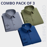 Premium Imported 100% High Quality Cotton Formal Men’s Plain/Solid Shirts| Full/Half Sleeve | With Pocket | (FS-149)