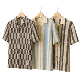 3 Pack Men's Crochet Shirts | Unique Patterns, Ultimate Comfort, Effortless Style| SC-13