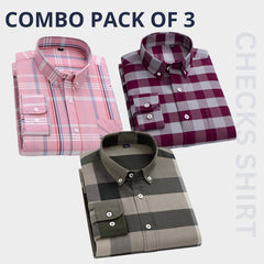 Premium Imported 100% High Quality Check Shirt | Full/Half Sleeve | With Pocket |(FS-106)