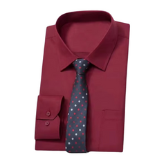 Meeting Wear: 100% Premium Imported Cotton Men’s Plain/Solid Shirts – Full or Half Sleeve, Pocket Design for Supreme Comfort | MW-08