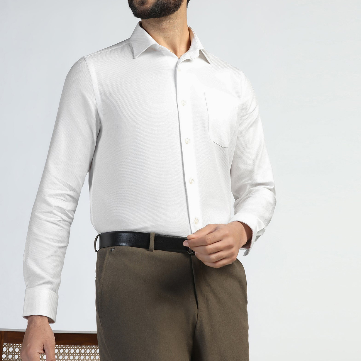 Shirt Happens: 3-Pack Men’s Stylish Formal Shirts – 100% Cotton, Full Sleeves with Pockets (FS-75)